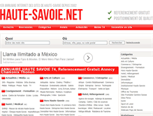 Tablet Screenshot of haute-savoie.net