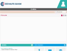 Tablet Screenshot of haute-savoie.cci.fr